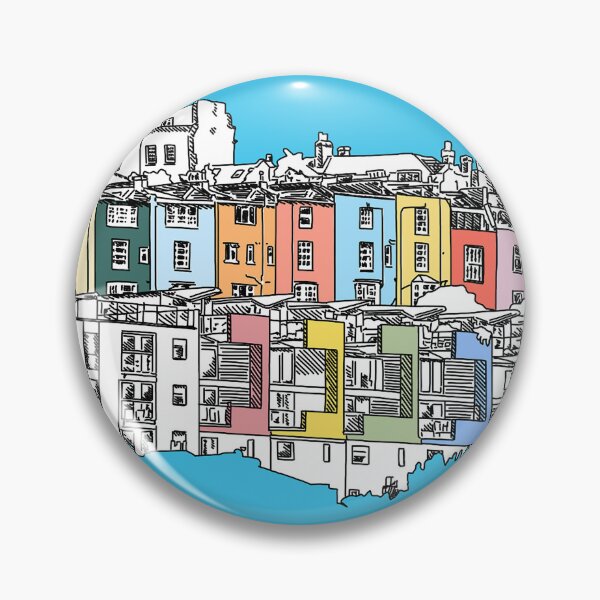 Item preview, Bristol Harbour Hotwells Travel Print designed and sold by Ginzalluna.