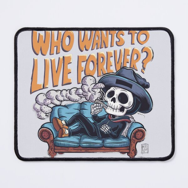 Item preview, WHO WANTS TO LIVE FOREVER LOGO designed and sold by abderrahmane-C.