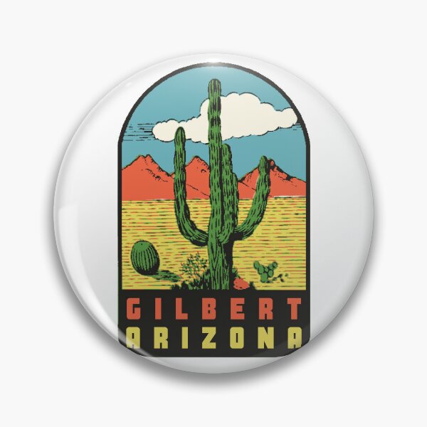 Artikelvorschau, Gilbert Arizona Vintage Stil Aufkleber entworfen und verkauft von Decal Mania.