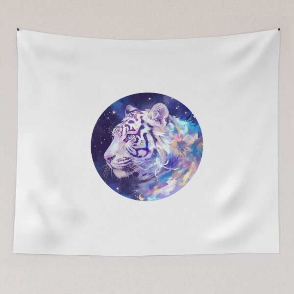 Item preview, Aesthetic White Tiger  designed and sold by SMARTKIT  DESIGNAGENCY.