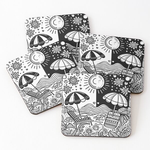 Item preview, Customizable Vacation Doodle Art for Unique Redbubble Merchandise designed and sold by MiszungART.