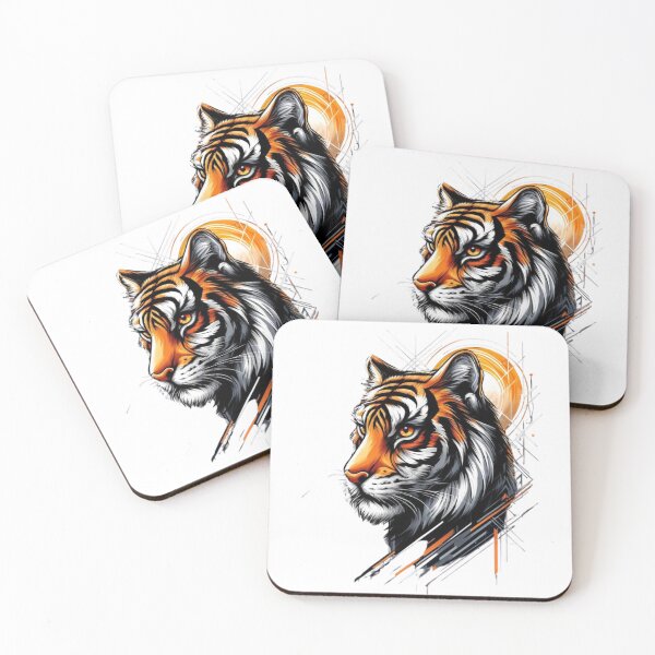 Item preview, The tiger's head designed and sold by FusiTink.