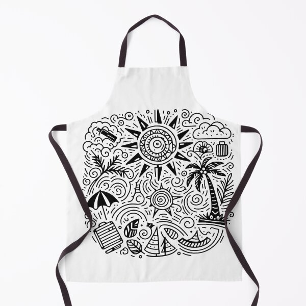 Item preview, Customizable Vacation Doodle Art for Unique Redbubble Merchandise designed and sold by MiszungART.