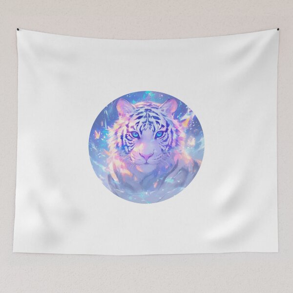 Item preview, Aesthetic White Tiger  designed and sold by SMARTKIT  DESIGNAGENCY.