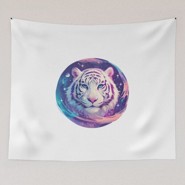 Item preview, Aesthetic White Tiger  designed and sold by SMARTKIT  DESIGNAGENCY.