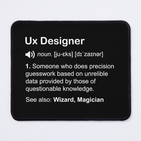 Item preview, Ux Designer Funny Dictionary Definition Noun Meaning designed and sold by adamshopp.