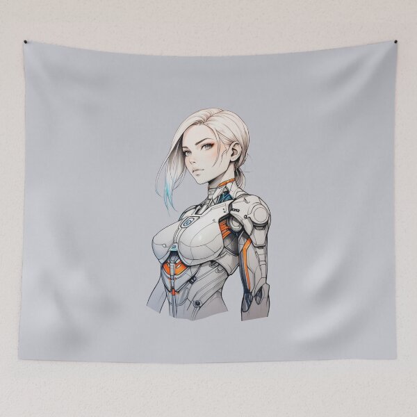 Item preview, Cyborg Girl designed and sold by ArtCraftLab.