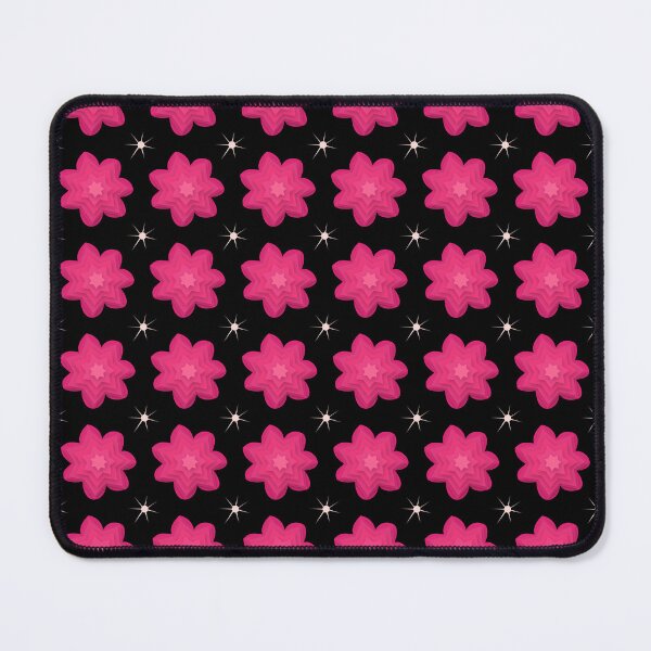 Item preview, Seven Petal Pinks on Black designed and sold by Art in My Loft.