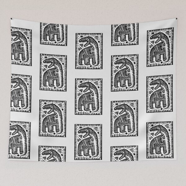 Item preview, Saurian Stamp designed and sold by Retro Type.