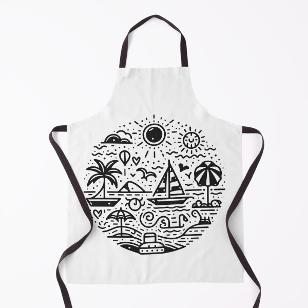 Item preview, Customizable Vacation Doodle Art for Unique Redbubble Merchandise designed and sold by MiszungART.