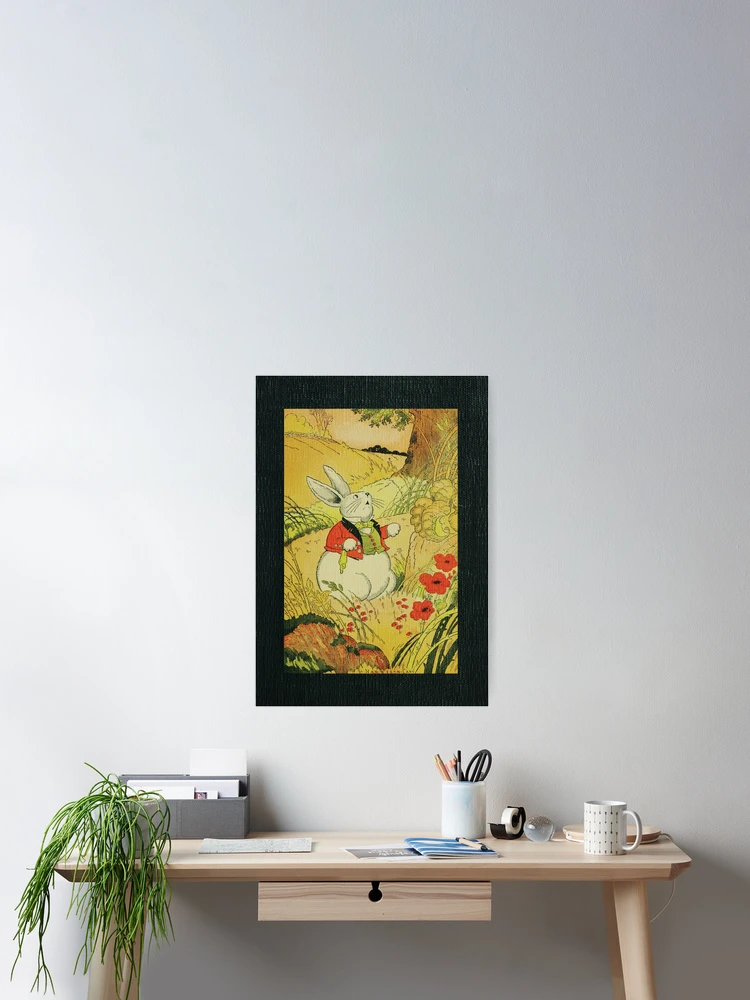 Aperçu 2 sur 3. Poster avec l'œuvre Peter Rabbit créée et vendue par DesignedForFun.
