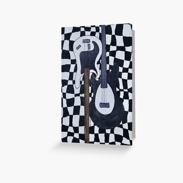 Double Bass Greeting Card