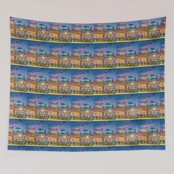 Item preview, Music Over The City Of Baltimore, Maryland designed and sold by BrightrDayMusicArt.
