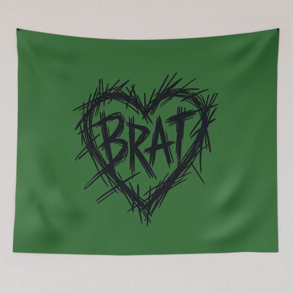 Item preview, Edgy Brat Heart Design designed and sold by FatGiantCat.