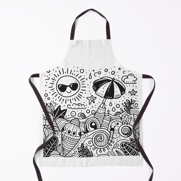 Item preview, Customizable Vacation Doodle Art for Unique Redbubble Merchandise designed and sold by MiszungART.