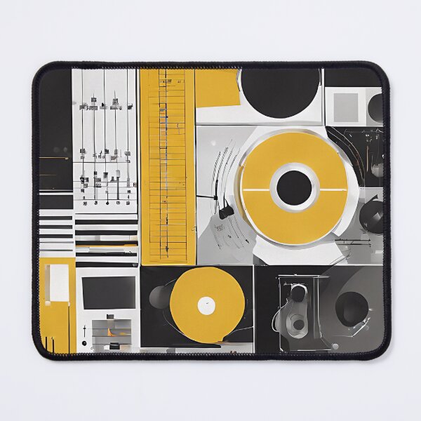 Item preview, Bauhaus Yellow Turntable  designed and sold by Zenvo.
