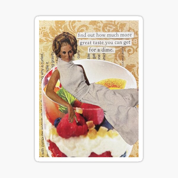 "Sweet One" Collage Sticker
