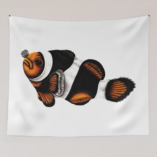 Item preview, Black onyx clownfish designed and sold by LorenDowding.