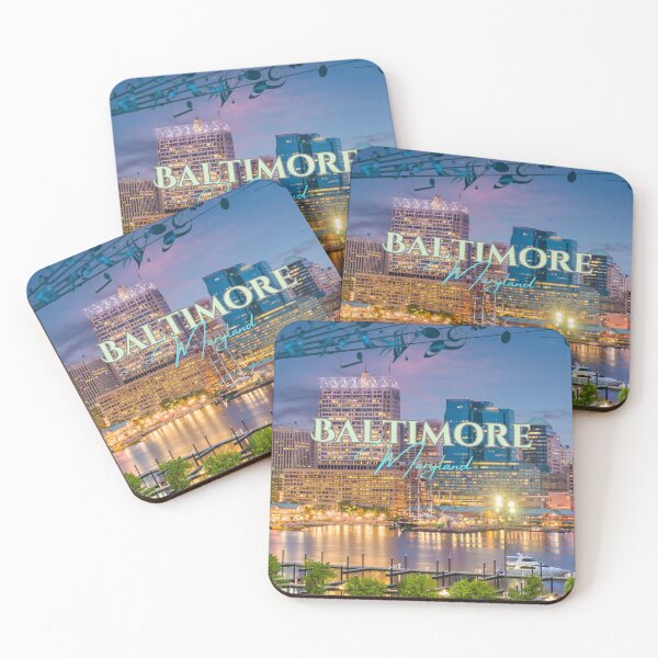 Item preview, Music Over The City Of Baltimore, Maryland designed and sold by BrightrDayMusicArt.