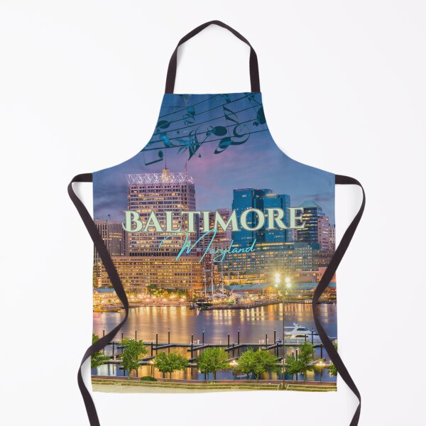 Item preview, Music Over The City Of Baltimore, Maryland designed and sold by BrightrDayMusicArt.