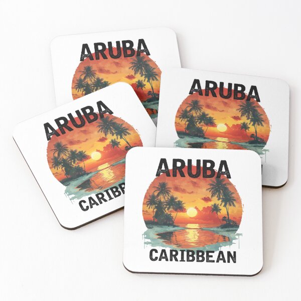 Item preview, Aruba - Caribbean (with Black Lettering) designed and sold by VelvetRoom.