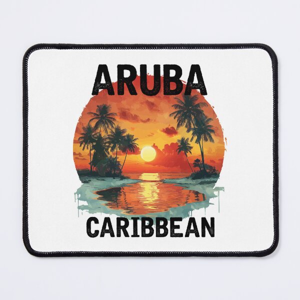 Item preview, Aruba - Caribbean (with Black Lettering) designed and sold by VelvetRoom.