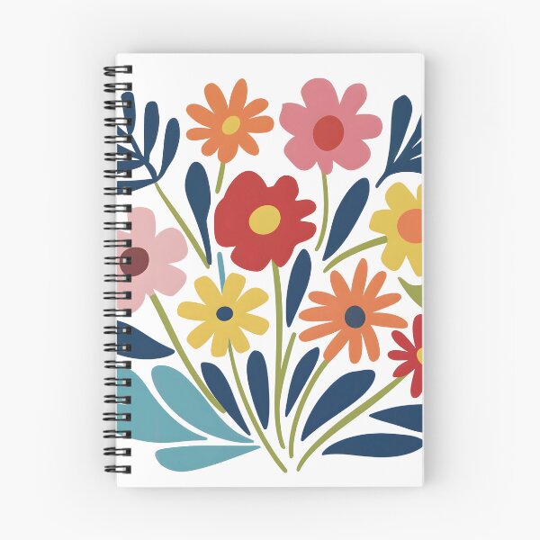Item preview, Playful Floral Bouquet Illustration - Cheerful Flower Art designed and sold by PrintableByZaah.