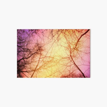 River Of Yellow Art Board Print