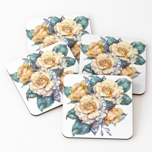 Item preview, Yellow Gemstone Roses designed and sold by wyntera.