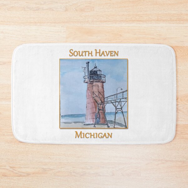 Item preview, The cute lighthouse at South Haven Michigan designed and sold by welshdesigns.