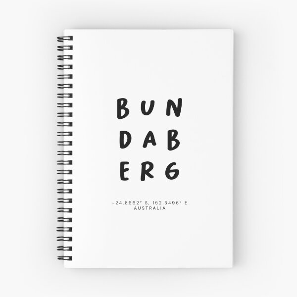Item preview, Bundaberg | Typography Design | Design Map Coordinates designed and sold by RM-Journey.