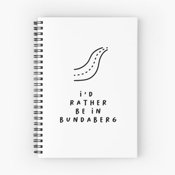 Item preview, I'd Rather be in Bundaberg | Typography Design | Minimalist Aesthetic designed and sold by RM-Journey.