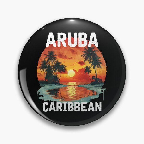 Item preview, Aruba - Caribbean (with White Lettering) designed and sold by VelvetRoom.