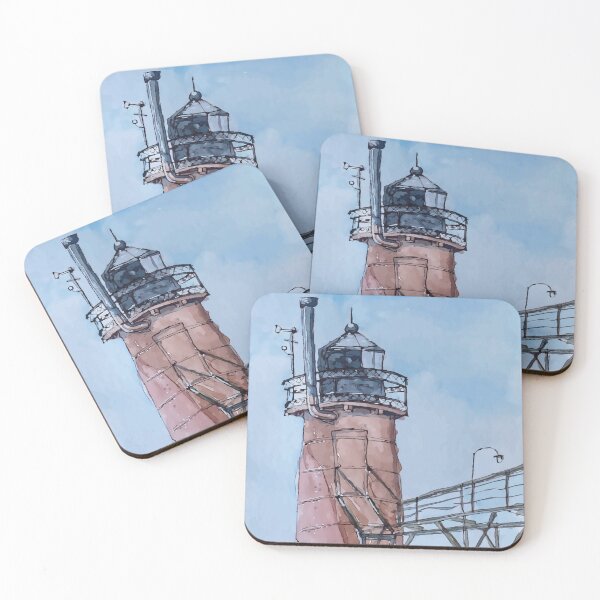 Item preview, The cute lighthouse at South Haven Michigan designed and sold by welshdesigns.