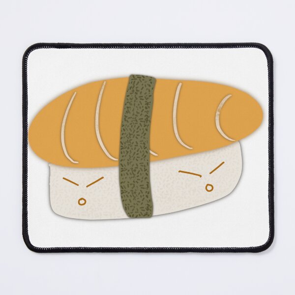 Item preview, Kawaii Sushi Salmon – Japanese-Style Cute Food Art designed and sold by Carmen Gomez.