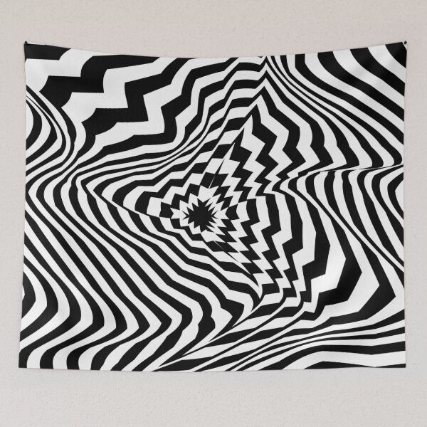 Item preview, Psychedelic black and white designed and sold by martin max.