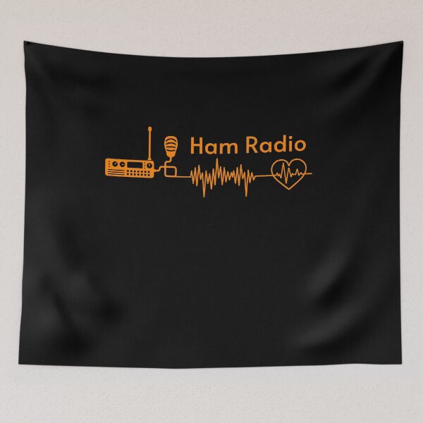 Item preview, Ham Radio Heartbeat Operator Ham Radio Amateur Radio Cool Gifts For Amateur Radio Lovers Radio Operators Amateur Radio Enthusiast designed and sold by Waves-of-Art.