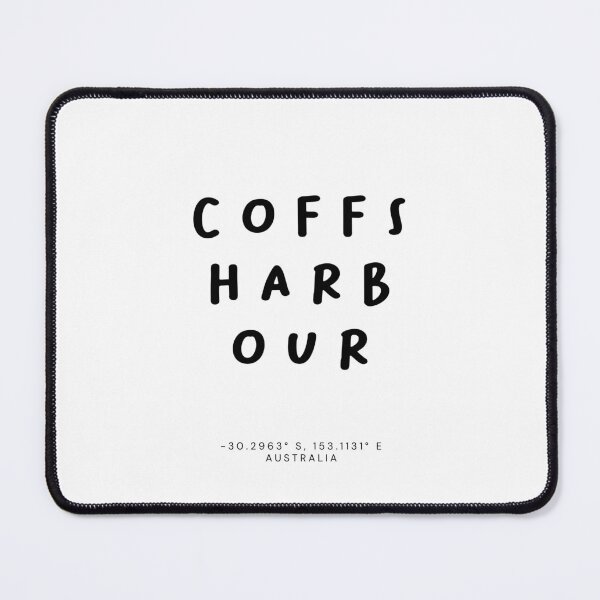 Item preview, Coffs Harbour | Typography Design | Design Map Coordinates designed and sold by RM-Journey.