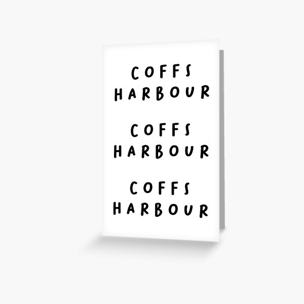 Item preview, Coffs Harbour | Typography Design | Minimalist Aesthetic designed and sold by RM-Journey.