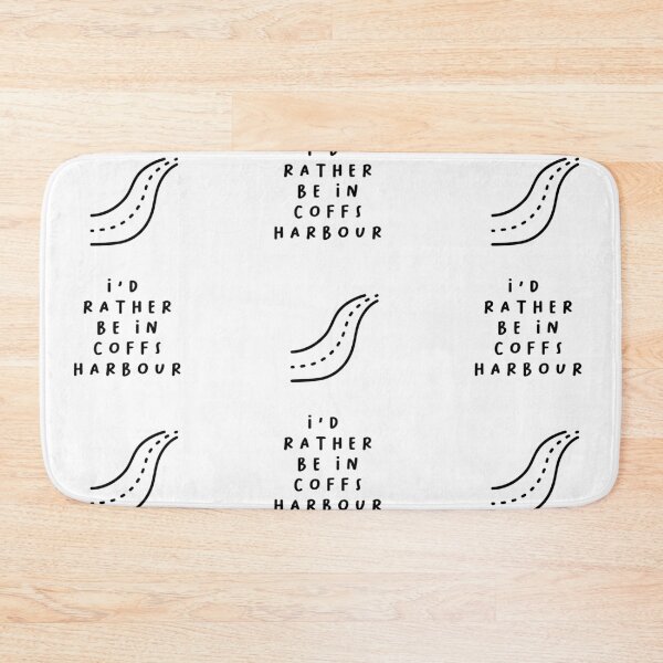 Item preview, I'd Rather be in Coffs Harbour | Typography Design | Minimalist Aesthetic designed and sold by RM-Journey.