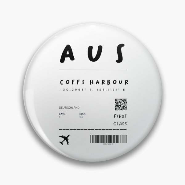 Item preview, Coffs Harbour | Plane Ticket Design | Traveling | Tourists designed and sold by RM-Journey.