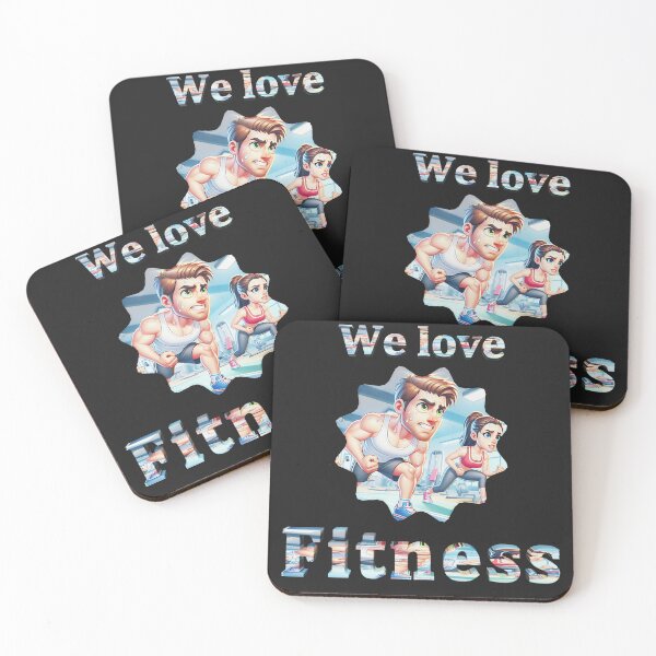 Item preview, we love fitness designed and sold by HerbertFlenner.