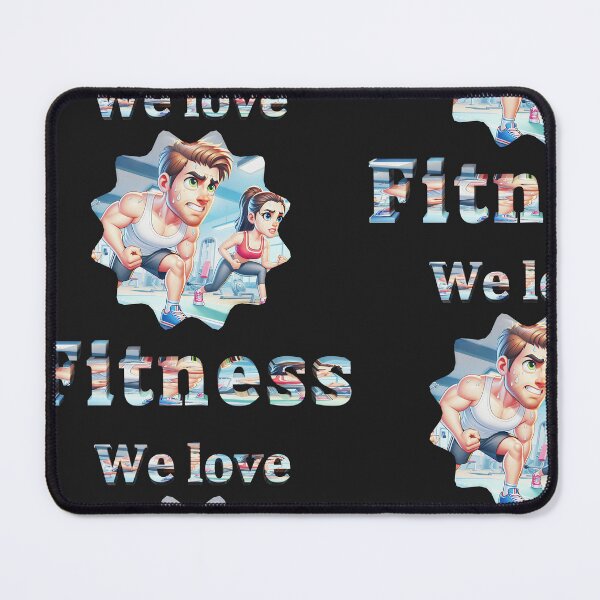 Item preview, we love fitness designed and sold by HerbertFlenner.