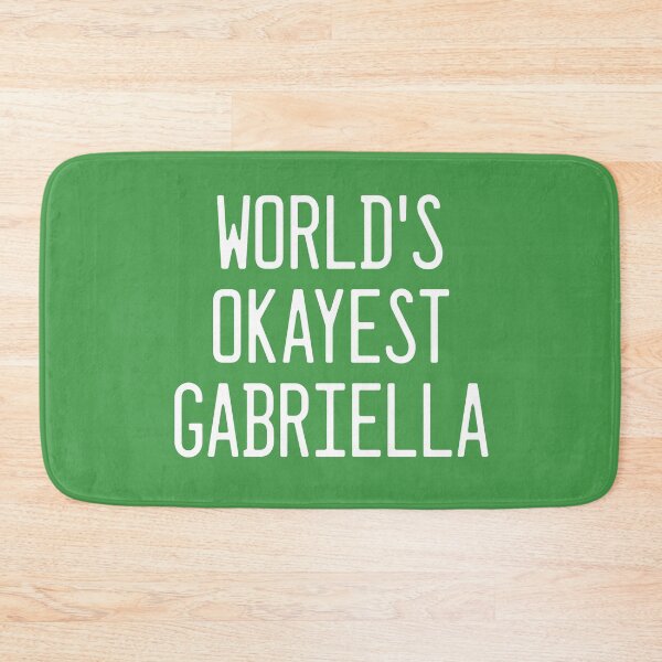 Item preview, World's Okayest Gabriella designed and sold by TimespunThreads.
