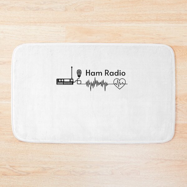 Item preview, Ham Radio Heartbeat Black Version Operator Ham Radio Amateur Radio Cool Gifts For Amateur Radio Lovers Radio Operators Amateur Radio Enthusiast designed and sold by Waves-of-Art.