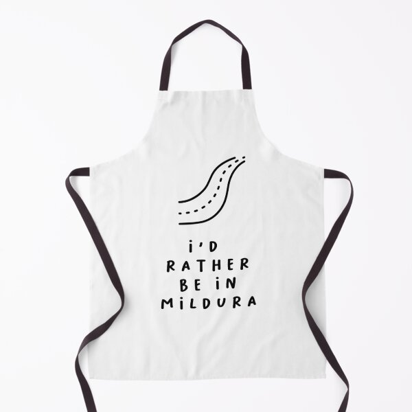 Item preview, I'd Rather be in Mildura | Typography Design | Minimalist Aesthetic designed and sold by RM-Journey.