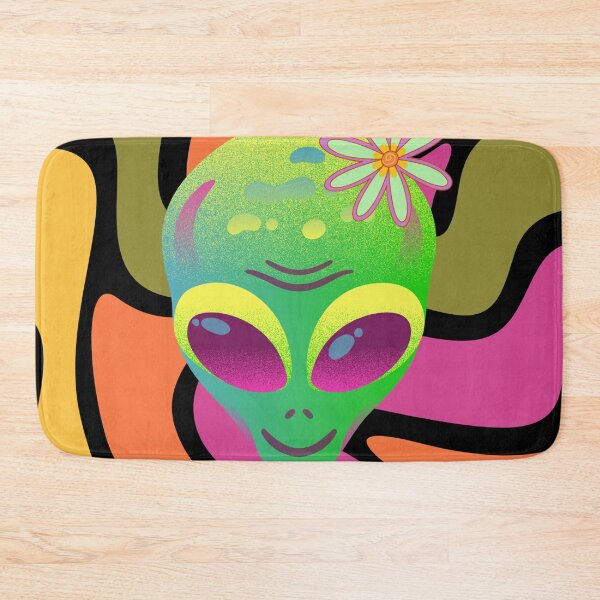 Item preview, Psychedelic alien with the flower designed and sold by martin max.