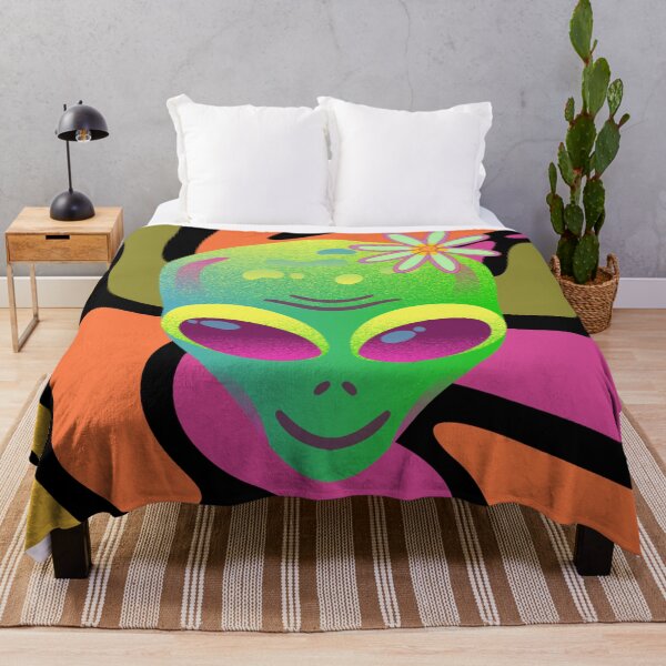Item preview, Psychedelic alien with the flower designed and sold by martin max.