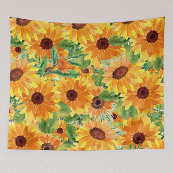 Item preview, Tropical Sunflowers Pattern designed and sold by Y0ussefrizk.