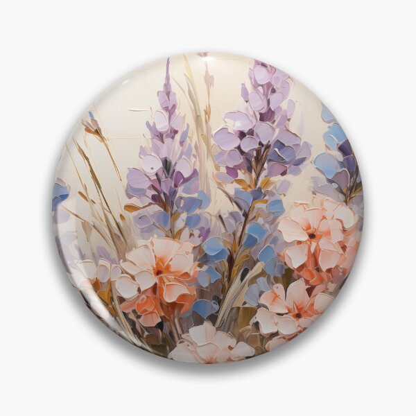Item preview, Catmint - Impasto Floral designed and sold by KootenayDesigns.